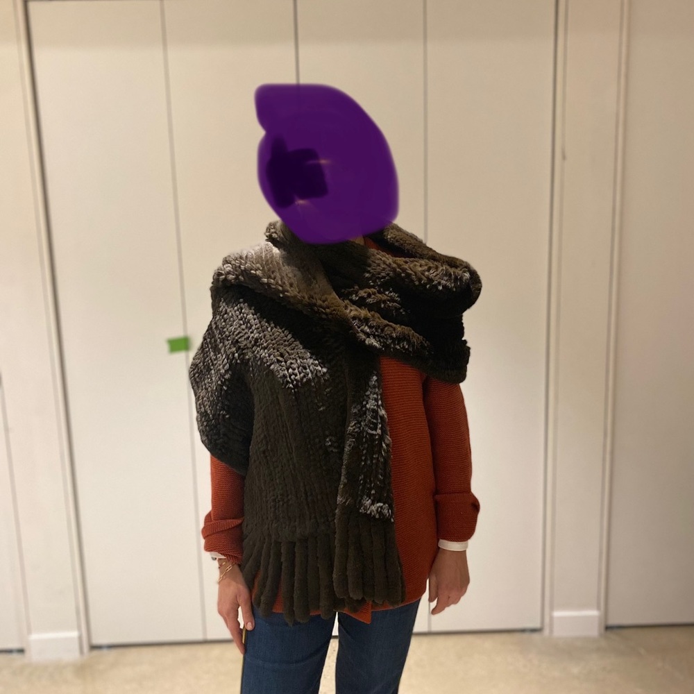 Trilogy Fur Shawl Scarf